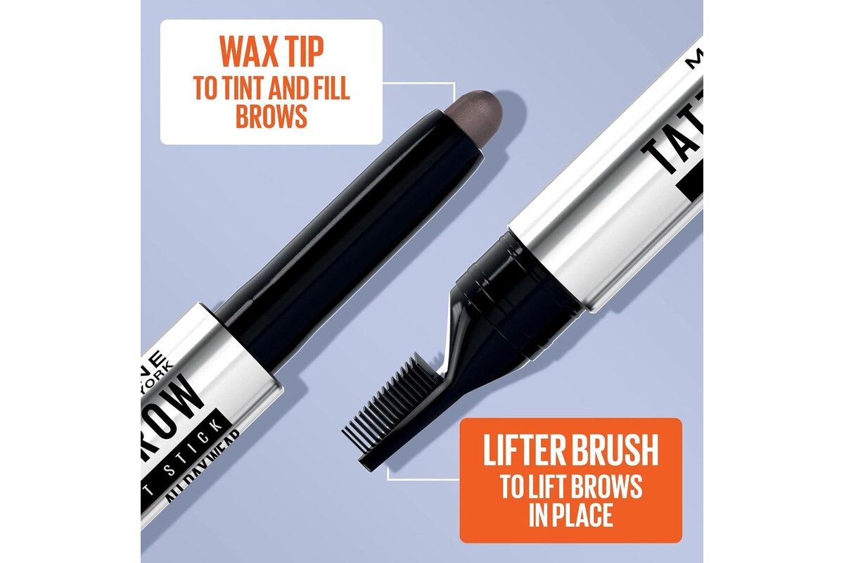 Maybelline Tattoo Studio Brow Lift Stick Waterproof Smudge - 255 Soft Brown