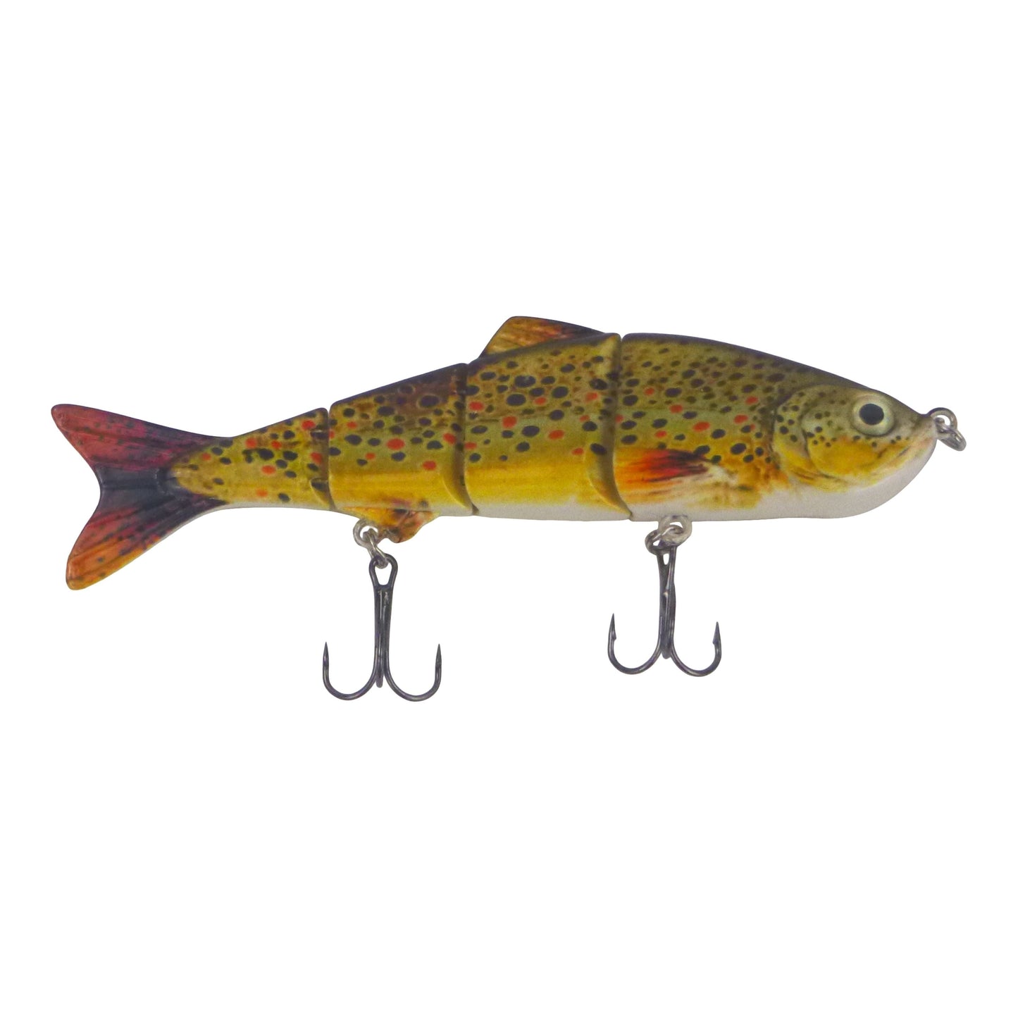 Finesse Naturals 4 Segment Swimbait, 110mm, Brown Trout-0