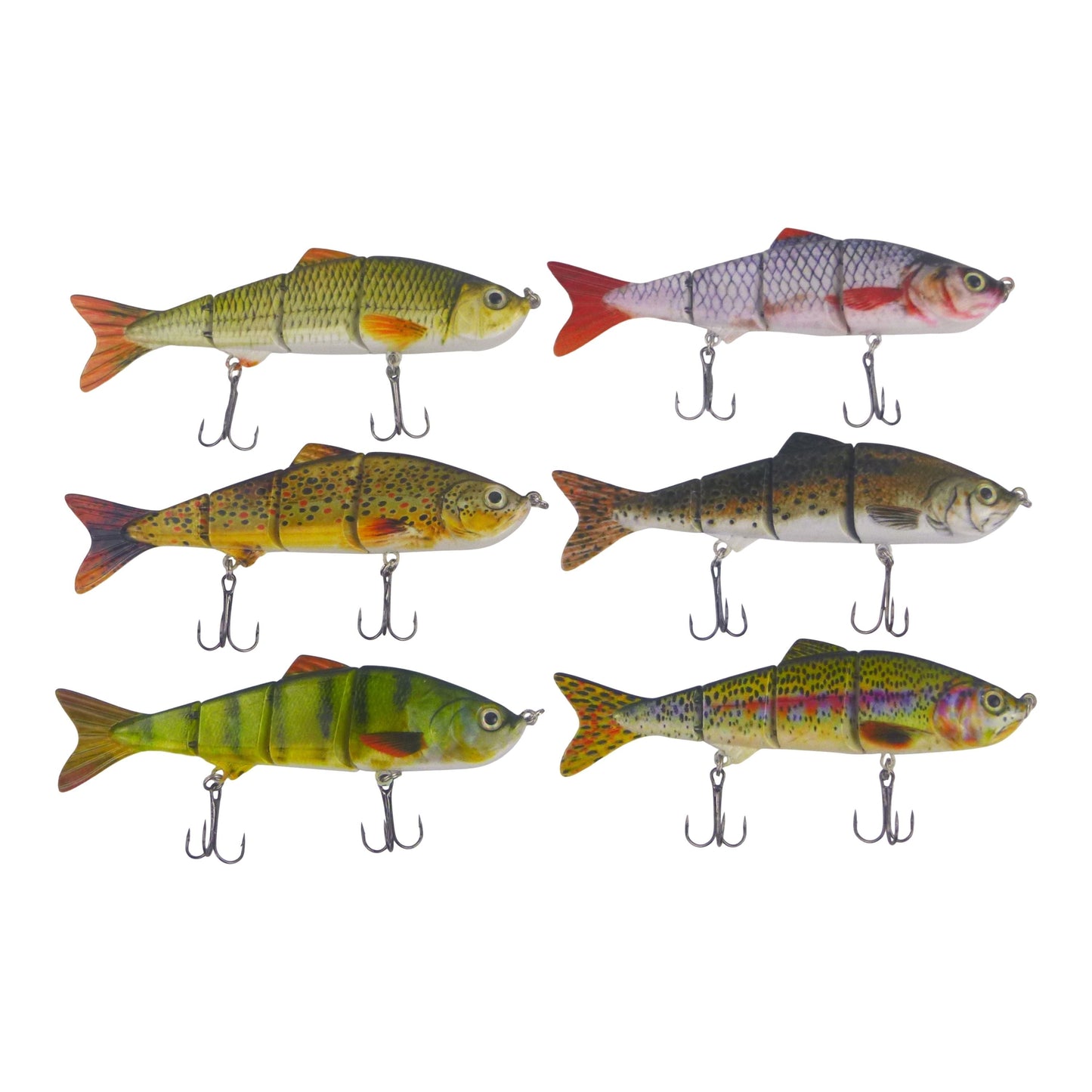 Finesse Naturals 4 Segment Swimbait, 110mm, Carp-1