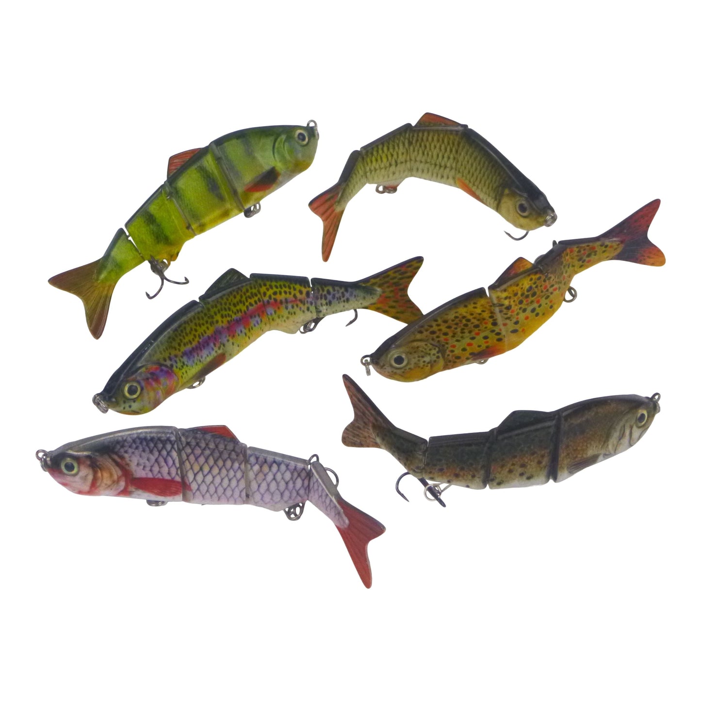 Finesse Naturals 4 Segment Swimbait, 110mm, Carp-2