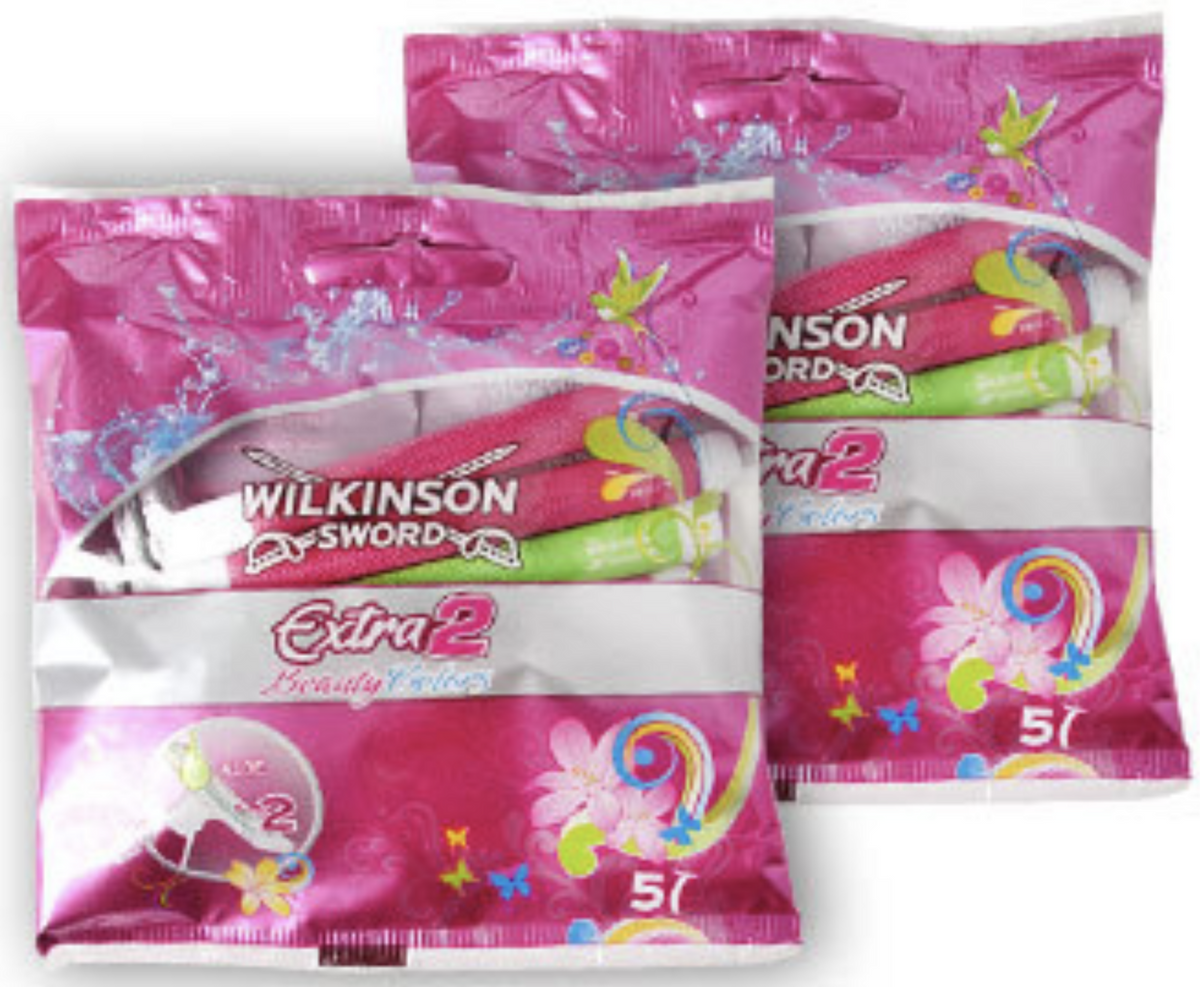 2 x Wilkinson Womens Disposable Razors 5pk