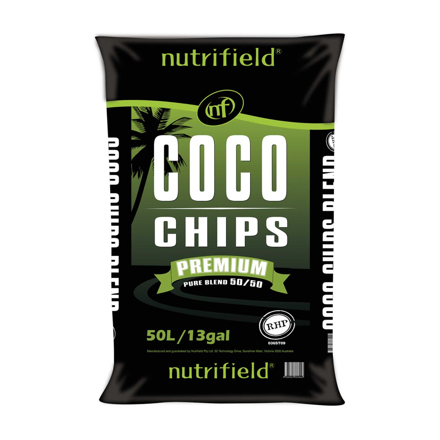 50L Coco Chips Nutrifield Premium - 50/50 Coir Pure Blend Hydroponic Plant Growing-0