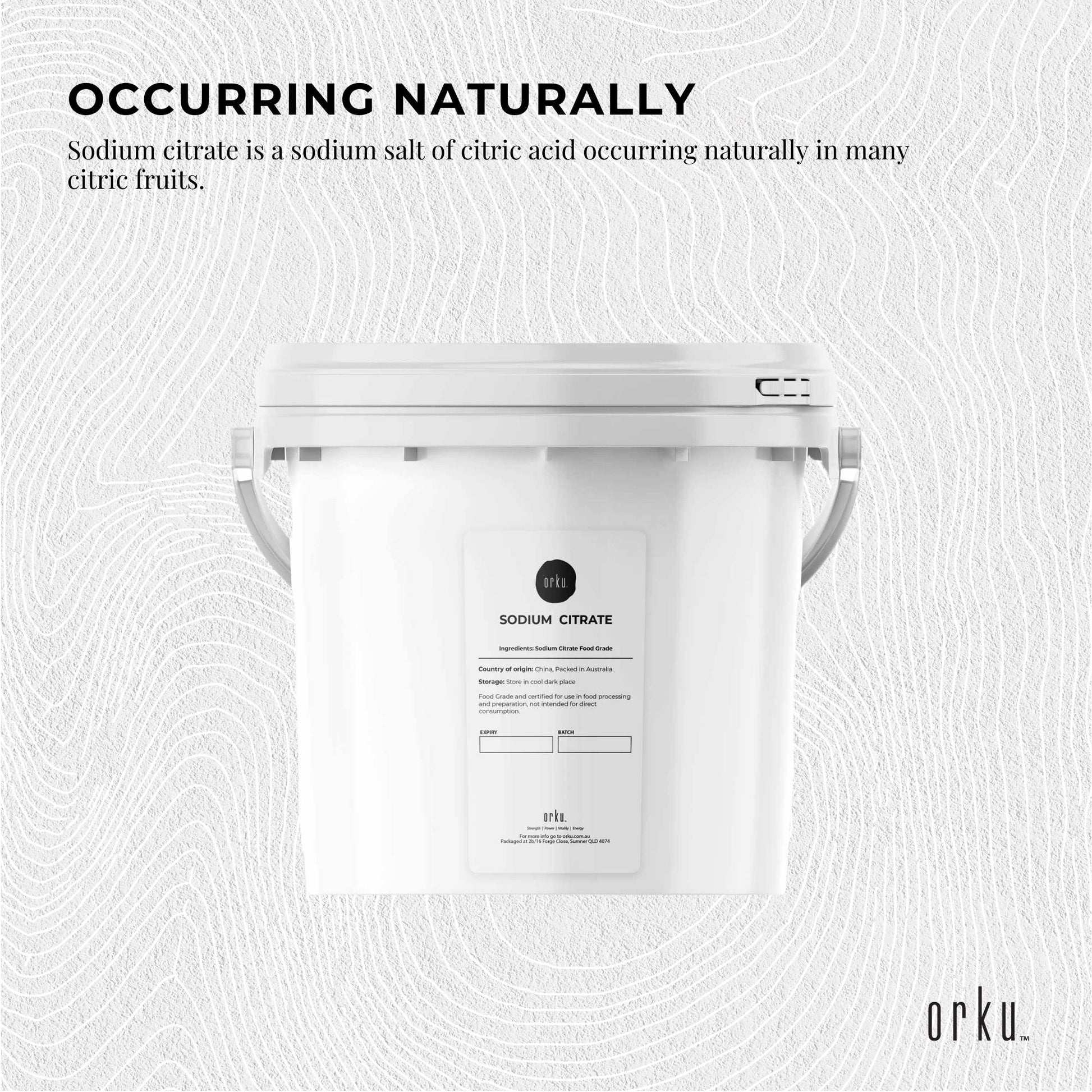 5Kg Sodium Citrate Powder Tub - Trisodium Food Grade Acid Salt Preservative-2