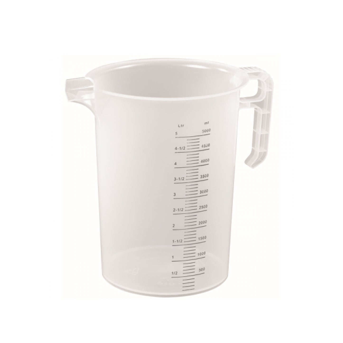 5L Measuring Jug Heavy Duty Clear Plastic Propylene Food Grade BPA 5 Pro-Jug-2