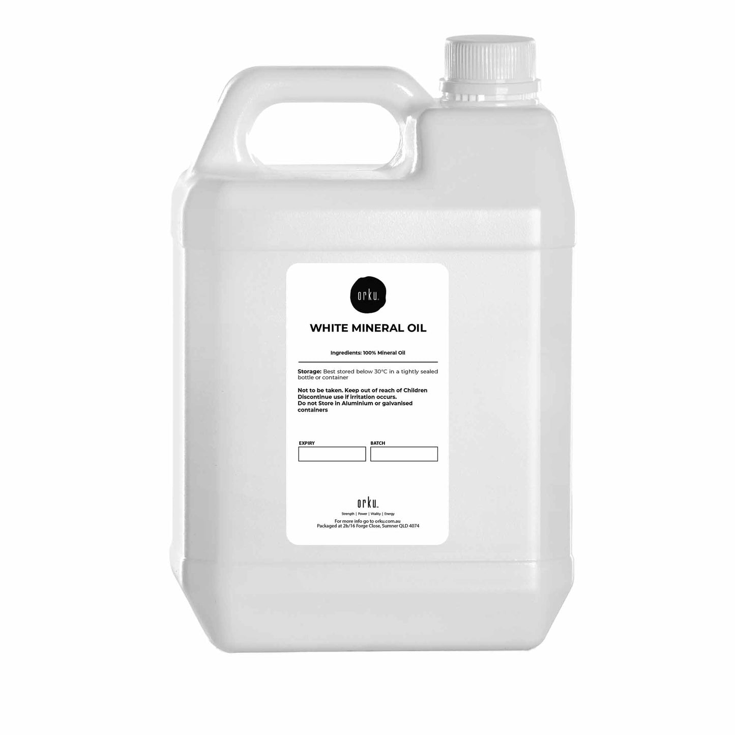 5L White Mineral Oil - Liquid Paraffin Carrier for Essential Oils Skin Hair-0