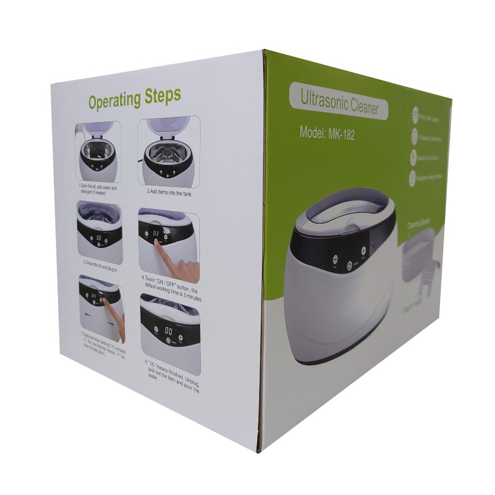 650ml Digital Ultrasonic Cleaner Ultra Sonic Bath Heated Parts Jewelry Cleaning-4