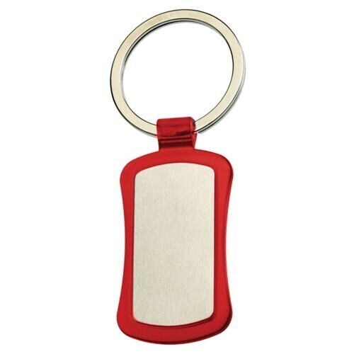 50x Duo Key Tag Key Ring Keyring School Bag Badge Bulk - Red-1