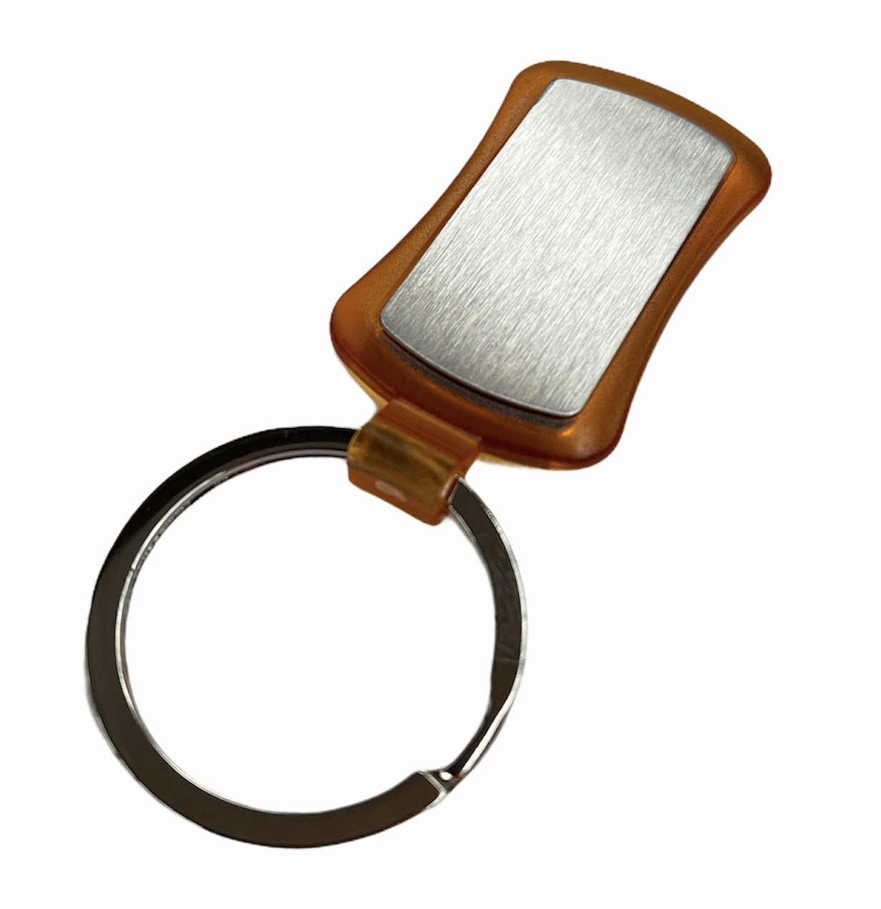 50x Duo Key Tag Key Ring Keyring School Bag Badge Bulk - Orange-2