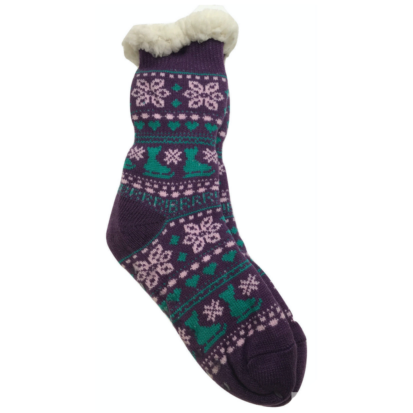 6 Pairs Ladies Thick Fur Bed Socks Womens Soft Work Fluffy Slipper Non Slip BULK-4