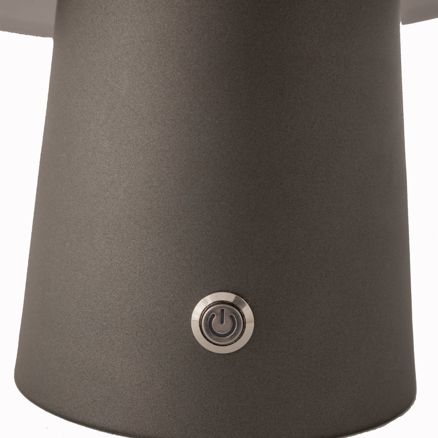 LED Cordless Mushroom USB Rechargeable Table Lamp Dimming Night Light - Steel Grey-4