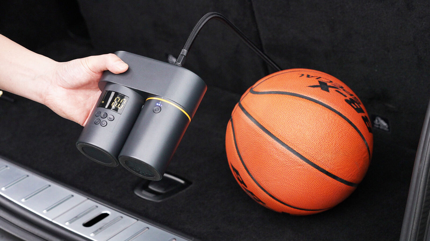 3-in-1 Auto Smart Kit with Tyre Inflator, Vacuum Cleaner, and Power Bank