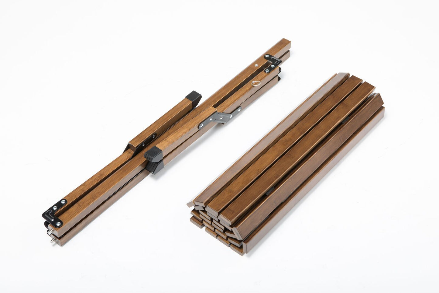 3x 93cm Foldable Bamboo Outdoor Camping Table Waterproof Wooden Travel - Large-4