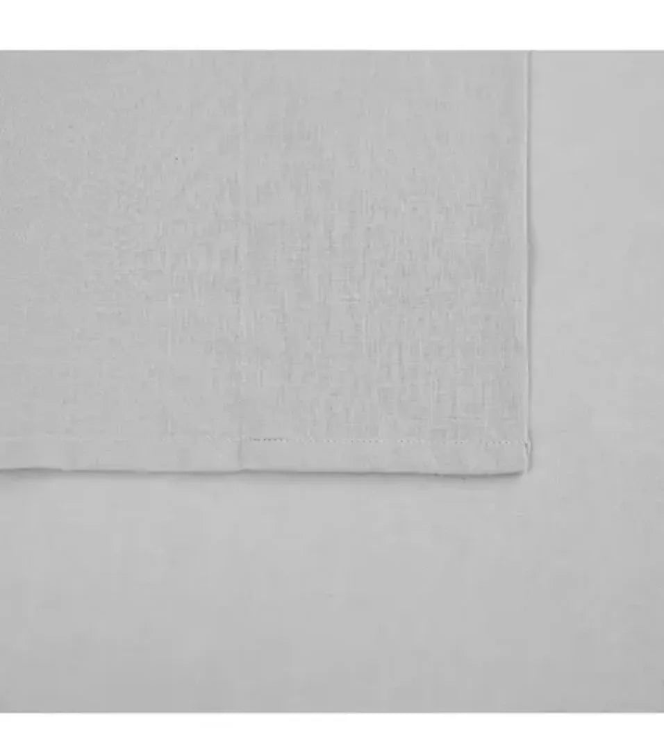 FRYE Cotton/Linen Blend 4-Piece Bed Sheet Set in Grey (Full/Double Size)