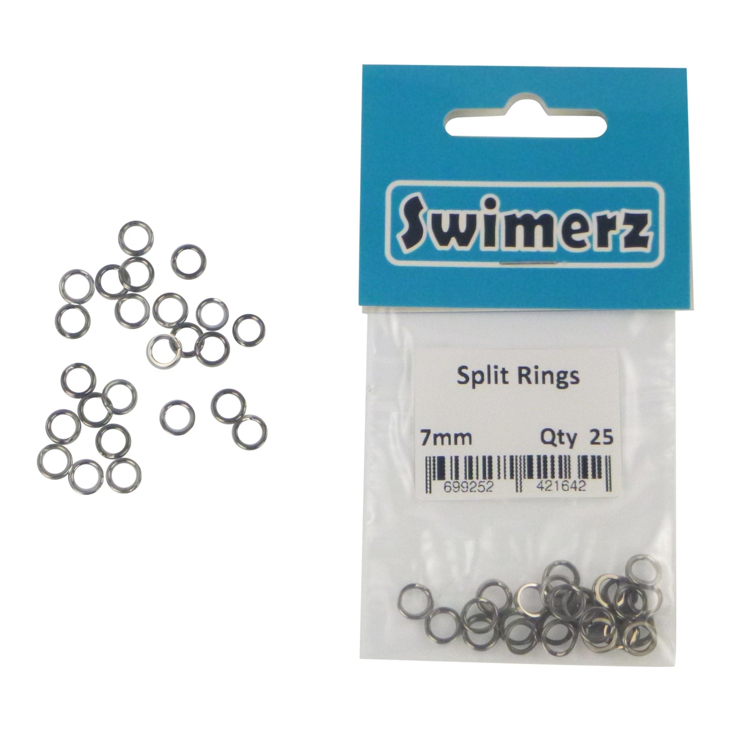 Swimerz 7mm Split Ring Stainless Steel, 25 Pack-1