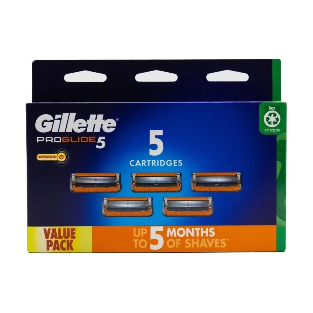 30x Gillette Pro Glide Razor Cartridges Refills Mens (6 Packs of 5 Cartridges)