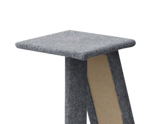 82cm Grey Cat Post-1