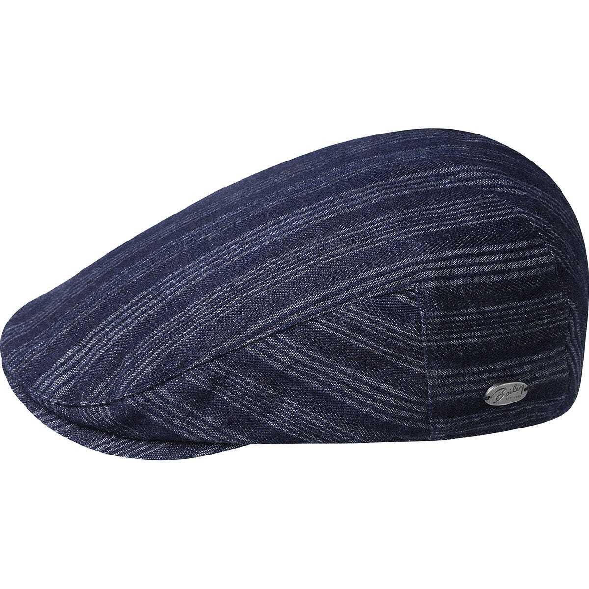 Bailey Mens Gulick Ivy Flat Cap Hat - Navy-1