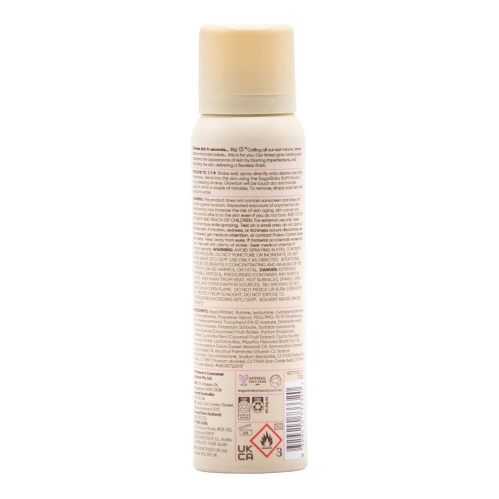 Sugar Baby Glowtion 97ml Instant Glow Wash Off Bronzing Spray