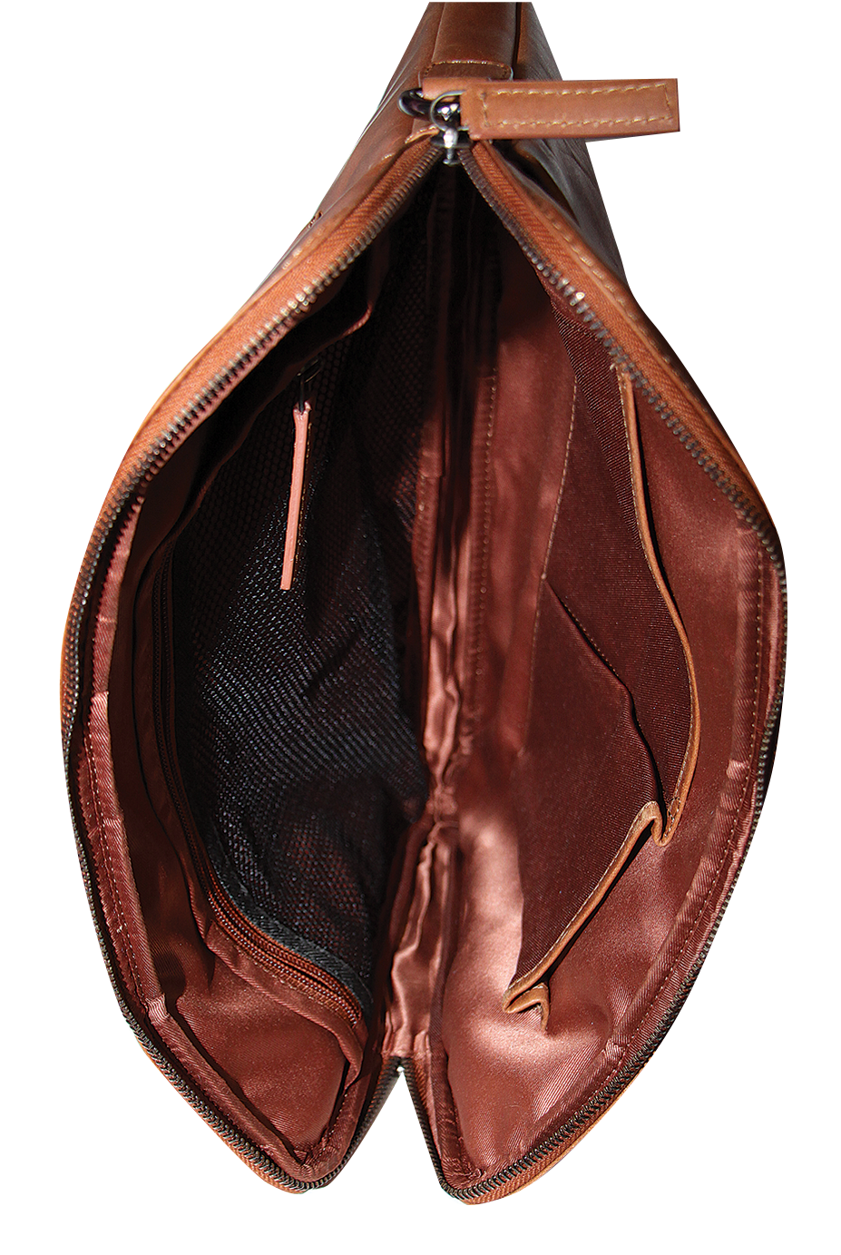 Futura Mens Slimline Laptop Bag Satchel Handbag Handles College - Brown-4