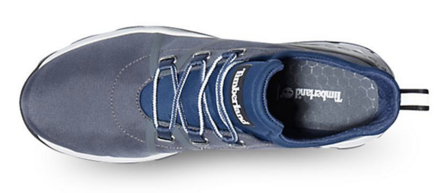 Timberland Mens Brooklyn Fabric Oxford Sneakers Running Shoes - Mid Grey Mesh-4