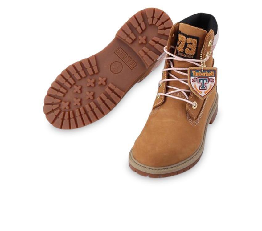 Timberland Womens 6 Inch Heritage Boot Cupsole Waterproof - Wheat Nubuck-4