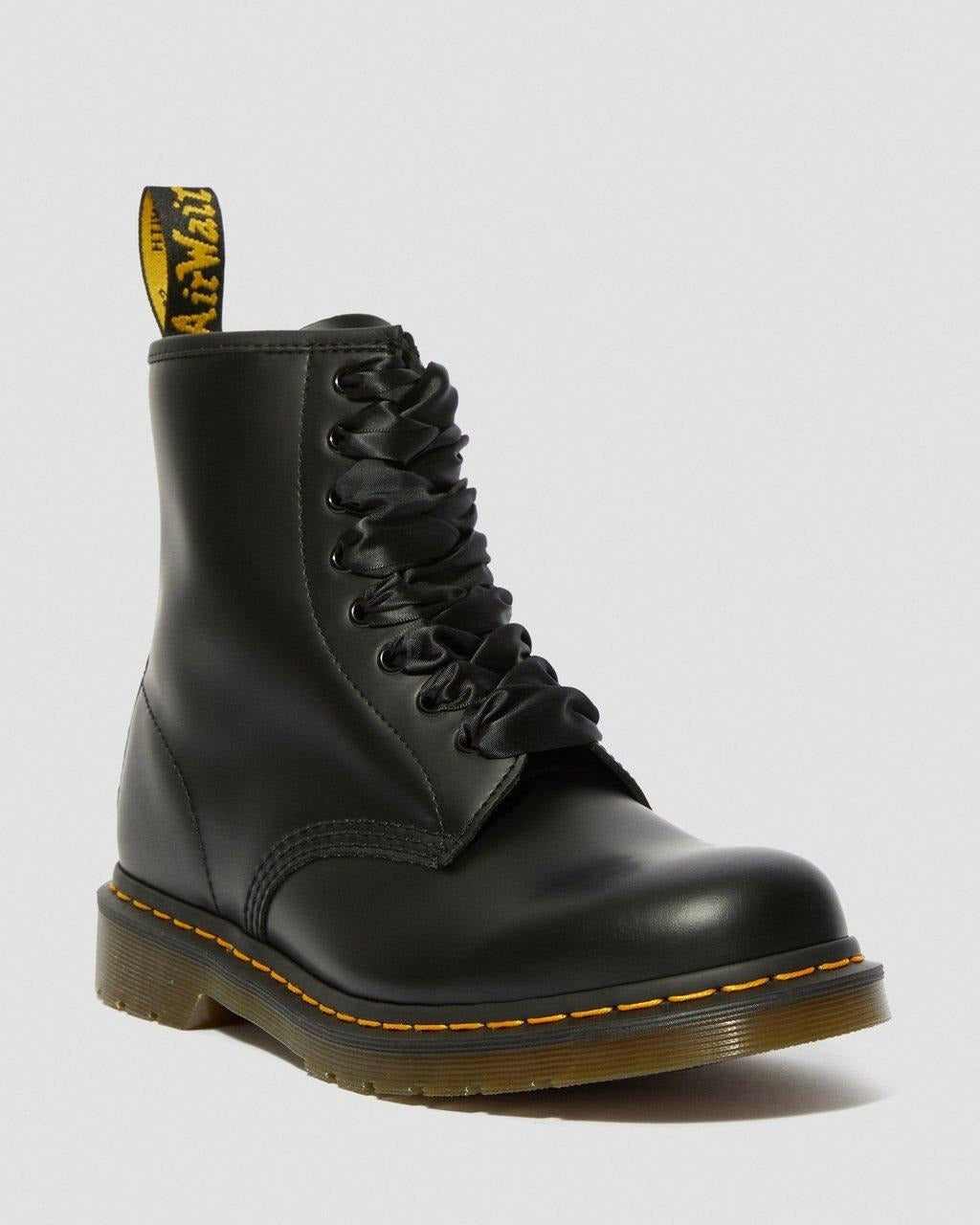 Dr. Martens 8-10 Eye Lace Black Ribbon 140 Cm for Boots-4