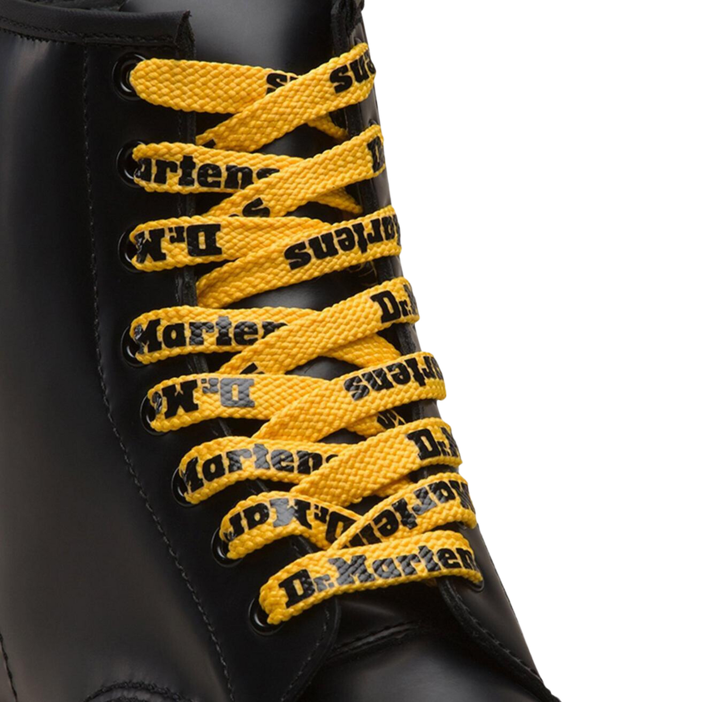 Dr. Martens 55" Shoe Laces Suits 8-10 Eye Boots Doc Martins - 140cm Yellow/Black-1