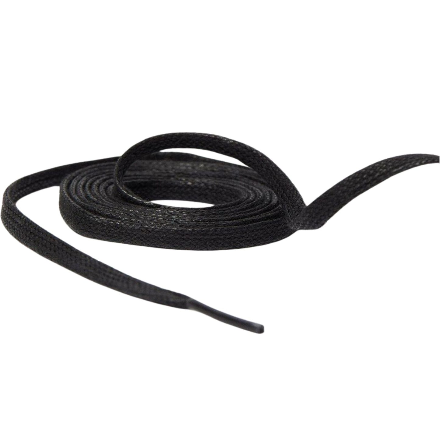 140cm Black Waxed Flat Shoe Laces – Fits 8–10 Eye Dr. Martens Boots-3