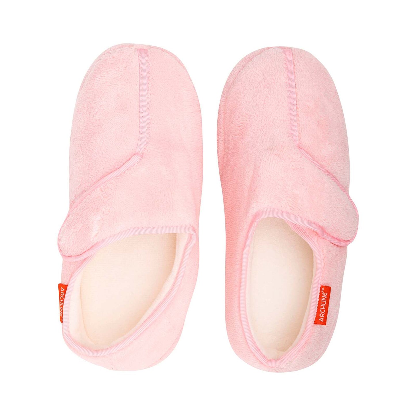 ARCHLINE Orthotic Plus Slippers Closed Scuffs Pain Relief Moccasins - Pink-4