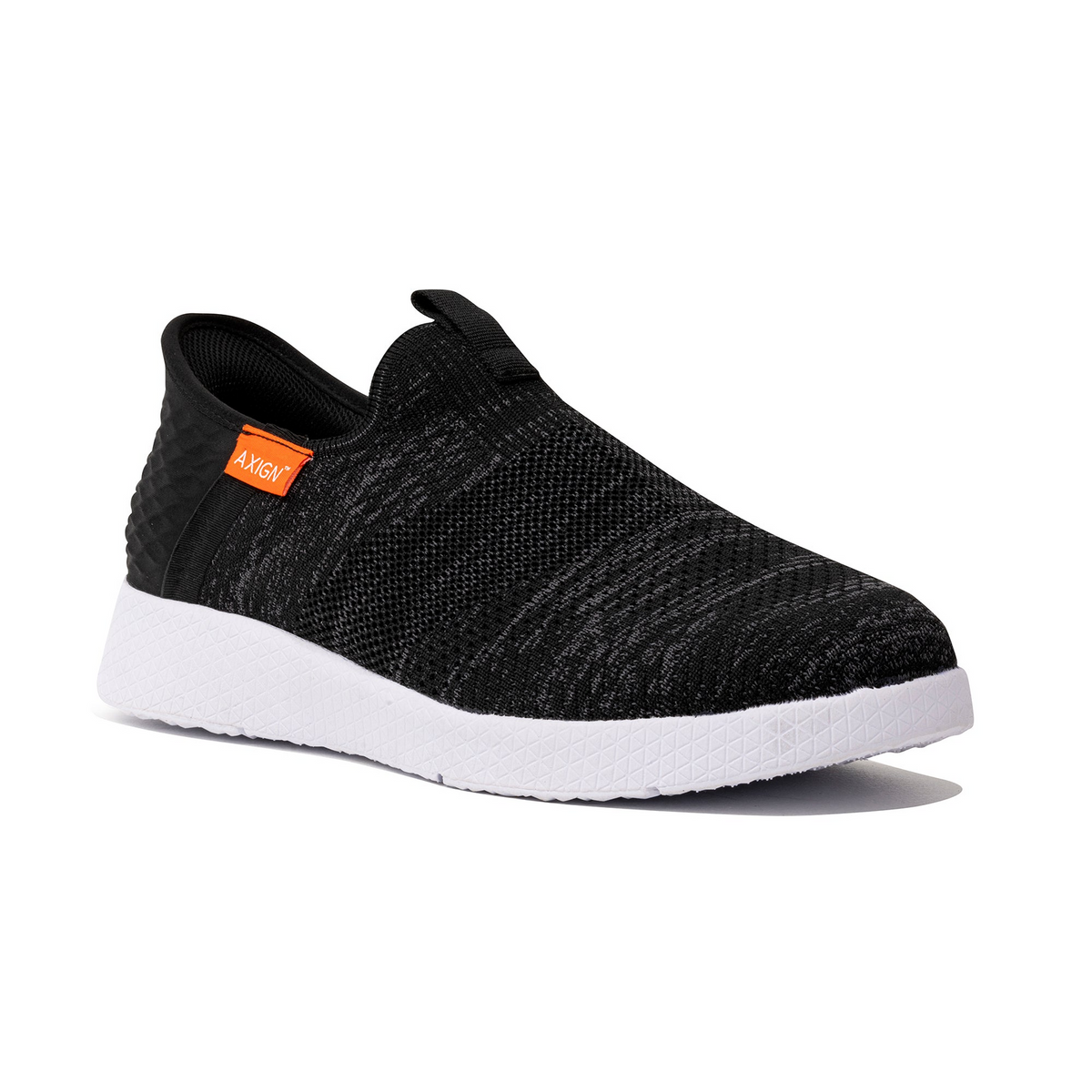 Axign Slipstream Lightweight Slip-On Orthotic Shoe in Charcoal