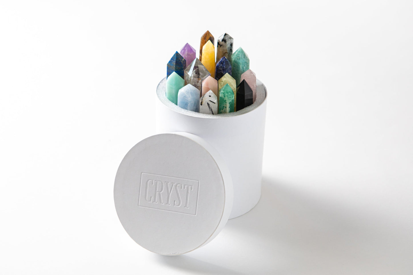 Abundance Crystal Trio - Citrine, Rose Quartz + Clear Quartz-4