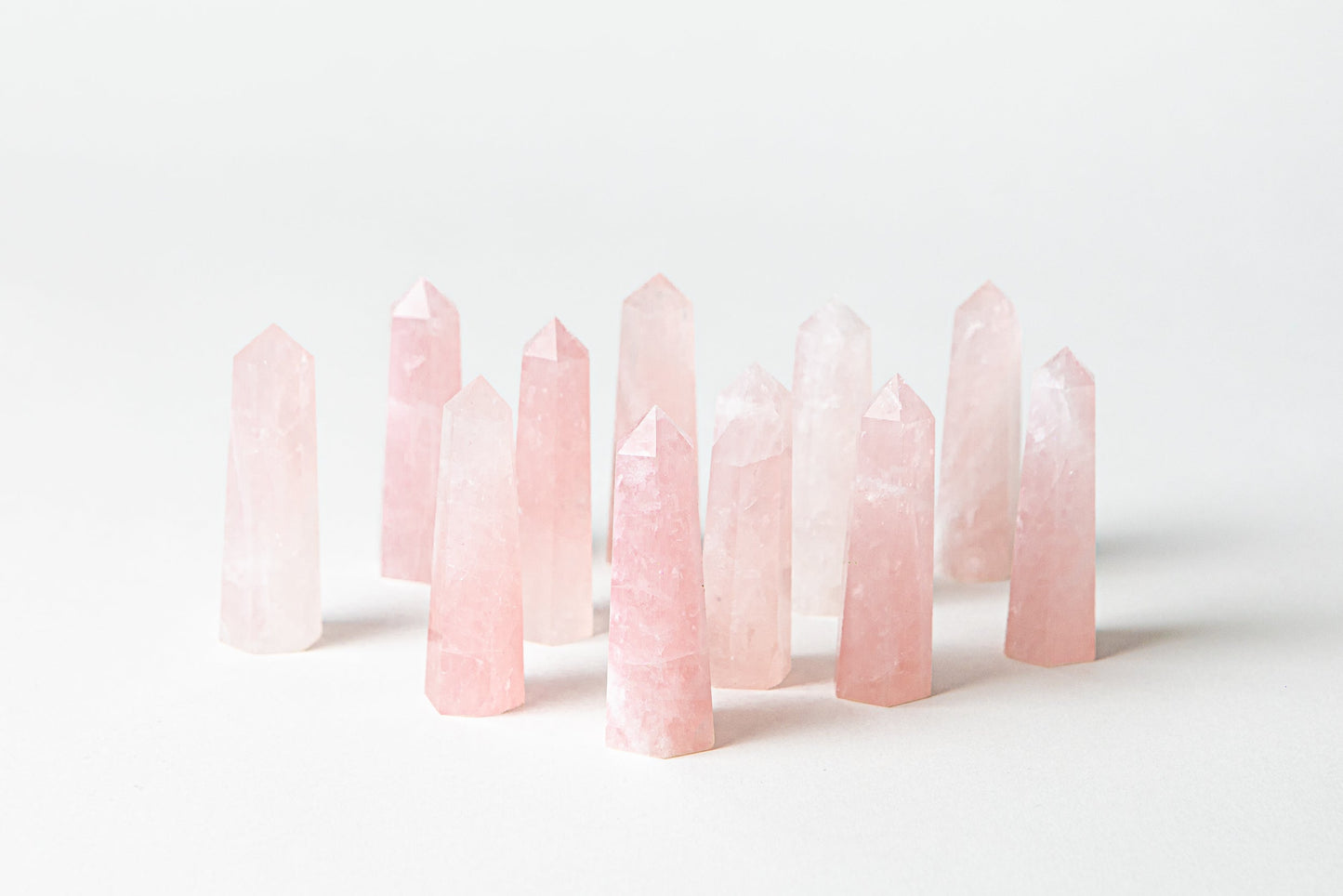 Aquarius Crystal Trio - Amethyst, Fluorite + Rose Quartz-4