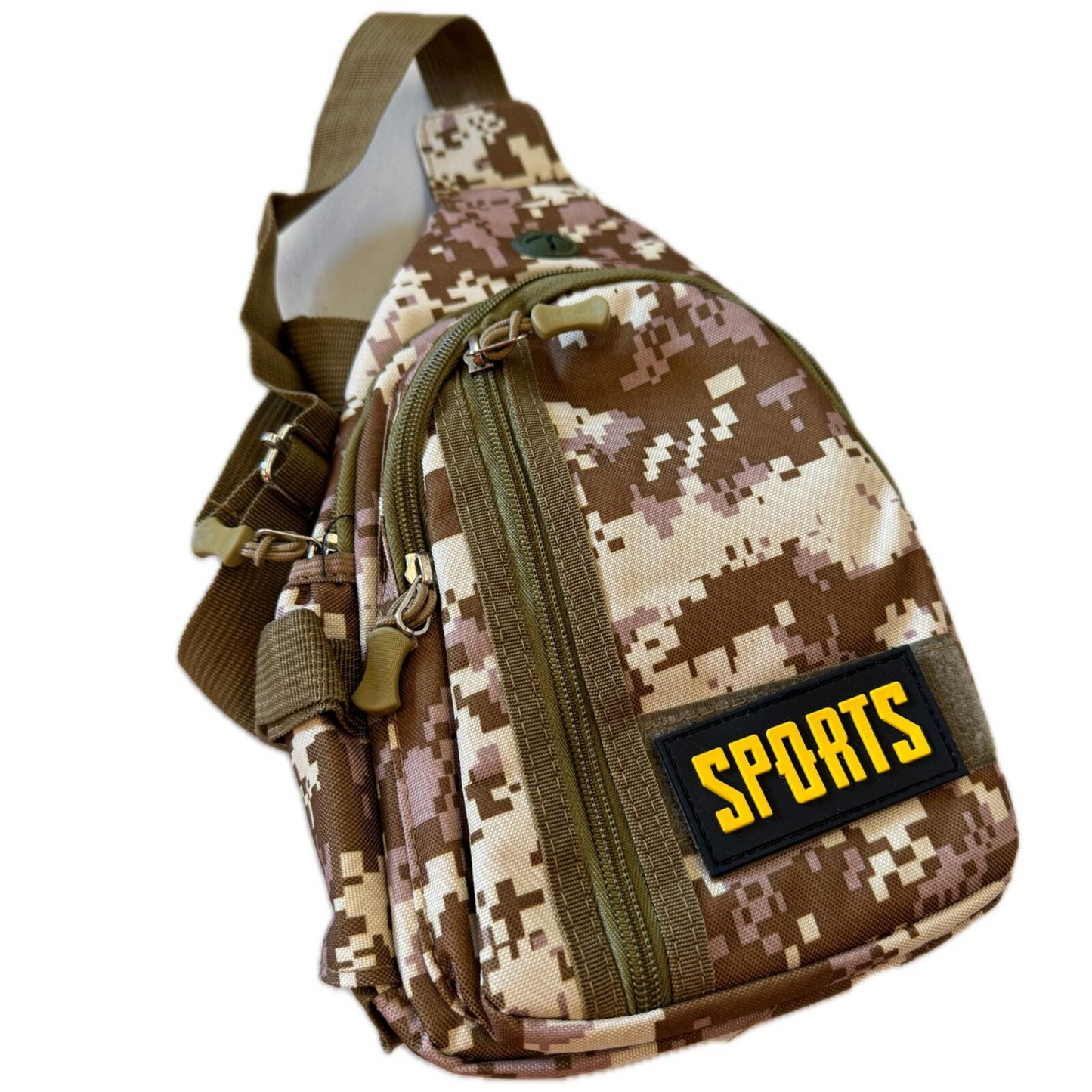 Tactical Camo Crossbody Bag Chest Shoulder Sling Rucksack Army Camouflage-4