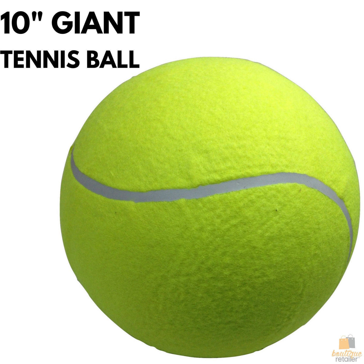 10" GIANT TENNIS BALL for Autographs Signatures Kids Games Yellow Jumbo Toy