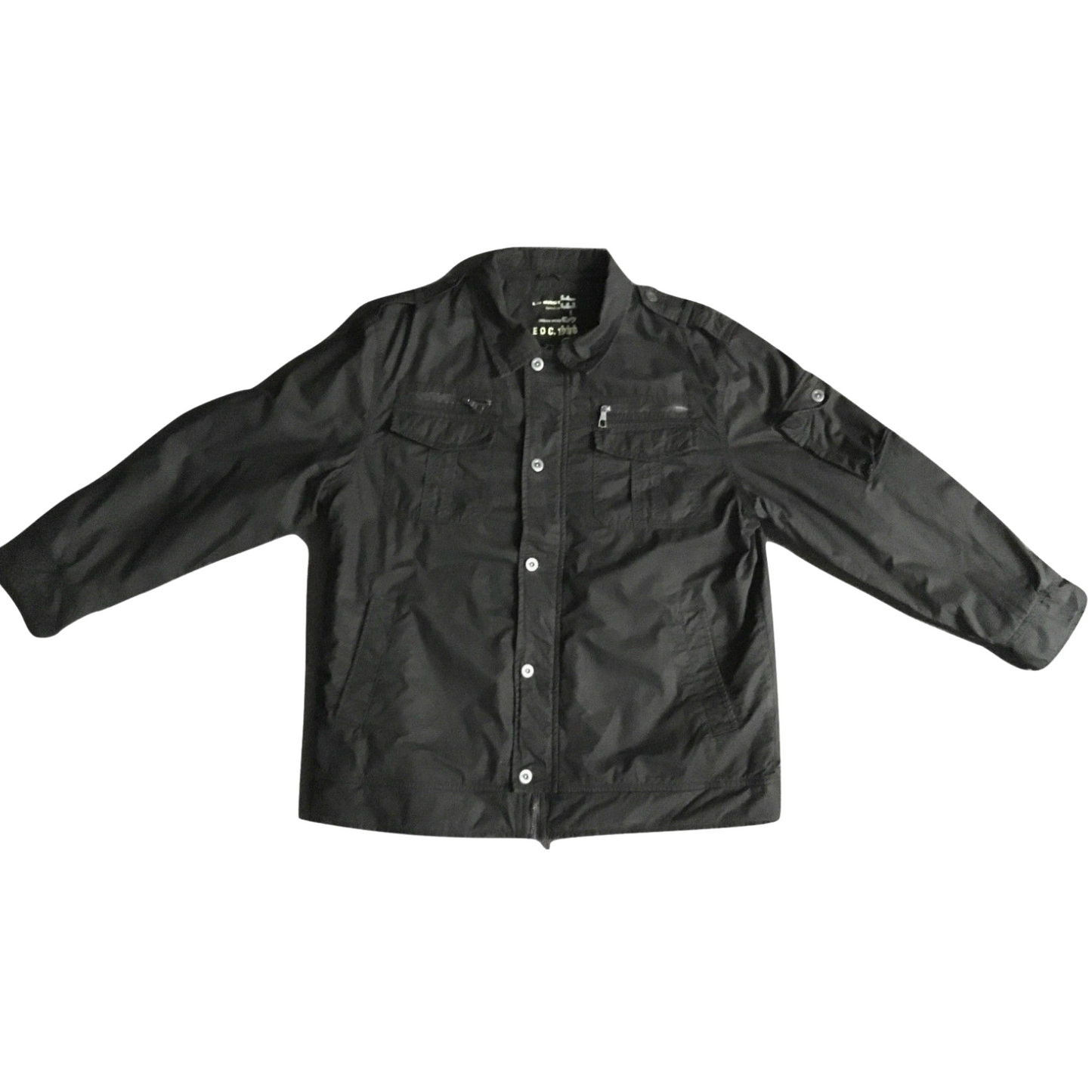 King Mens Plus Size Jacket 100% Cotton Extra Big Tall Winter Coat - Black