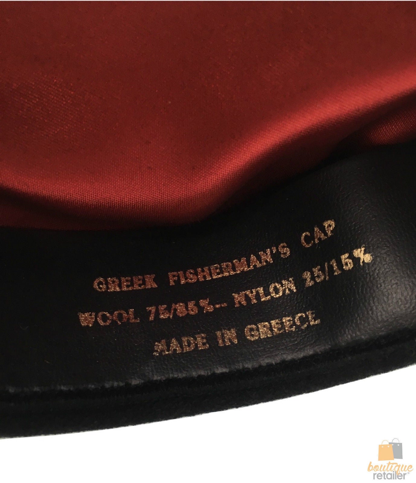 GREEK FISHERMAN Cap Hat Winter Wool Blend MADE IN GREECE Classic Ivy Sailor - Brown-4