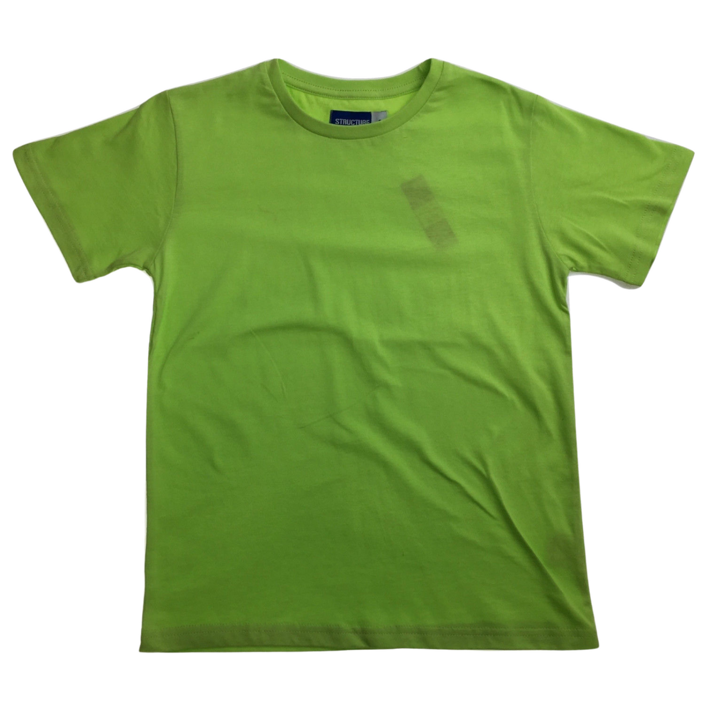 KIDS PLAIN T SHIRT Childrens Child 100% COTTON Boys Girls Basic Blank Tee Top-26