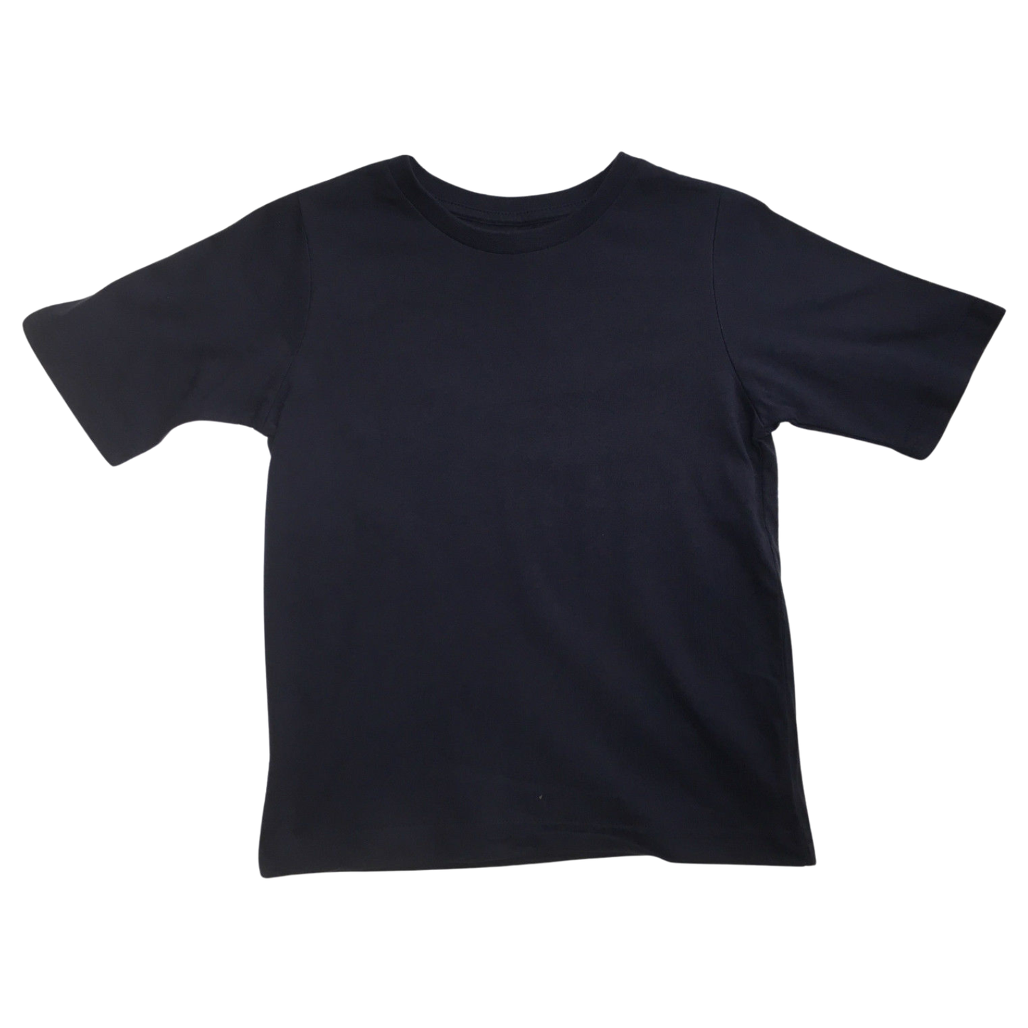 KIDS PLAIN T SHIRT Childrens Child 100% COTTON Boys Girls Basic Blank Tee Top-32