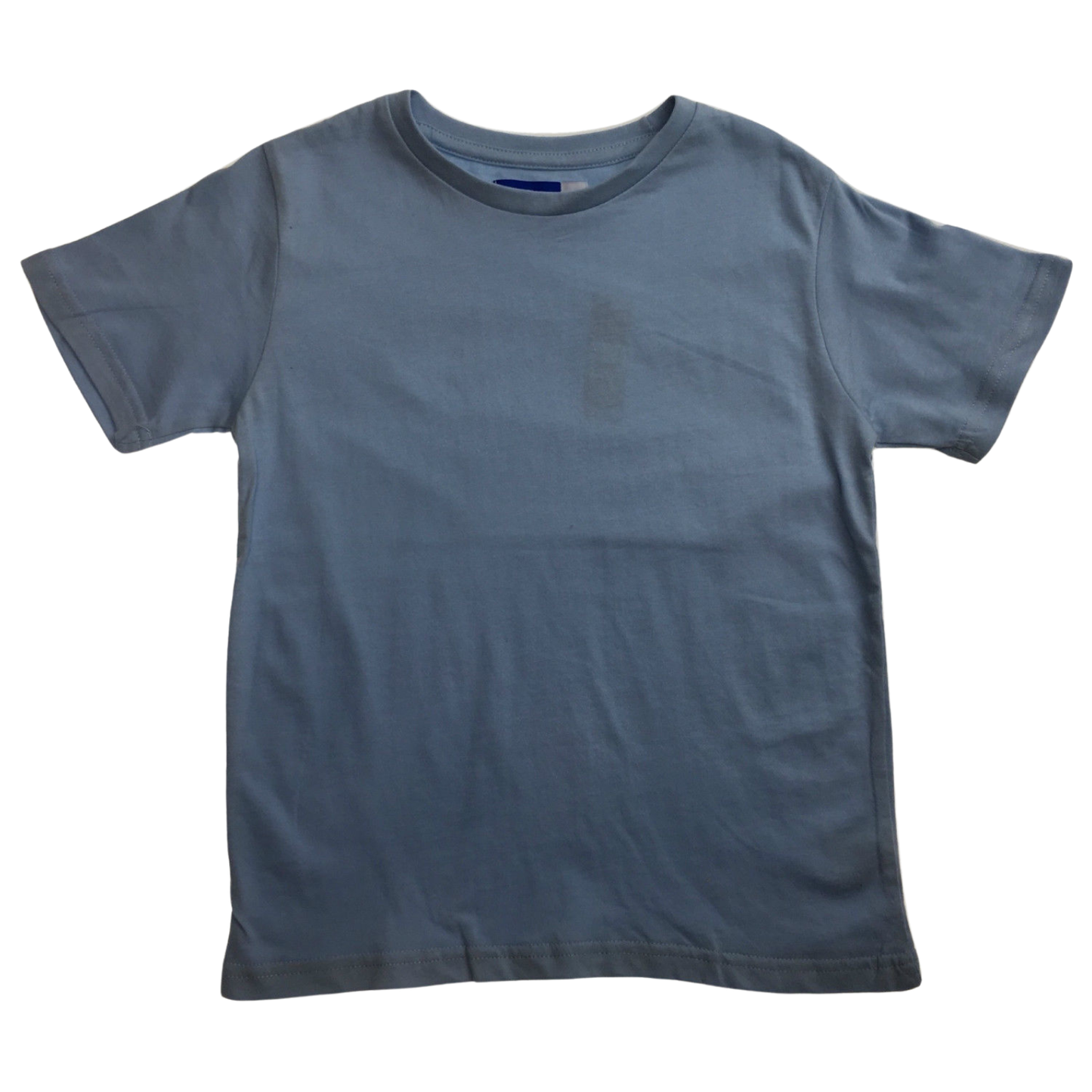 KIDS PLAIN T SHIRT Childrens Child 100% COTTON Boys Girls Basic Blank Tee Top-54