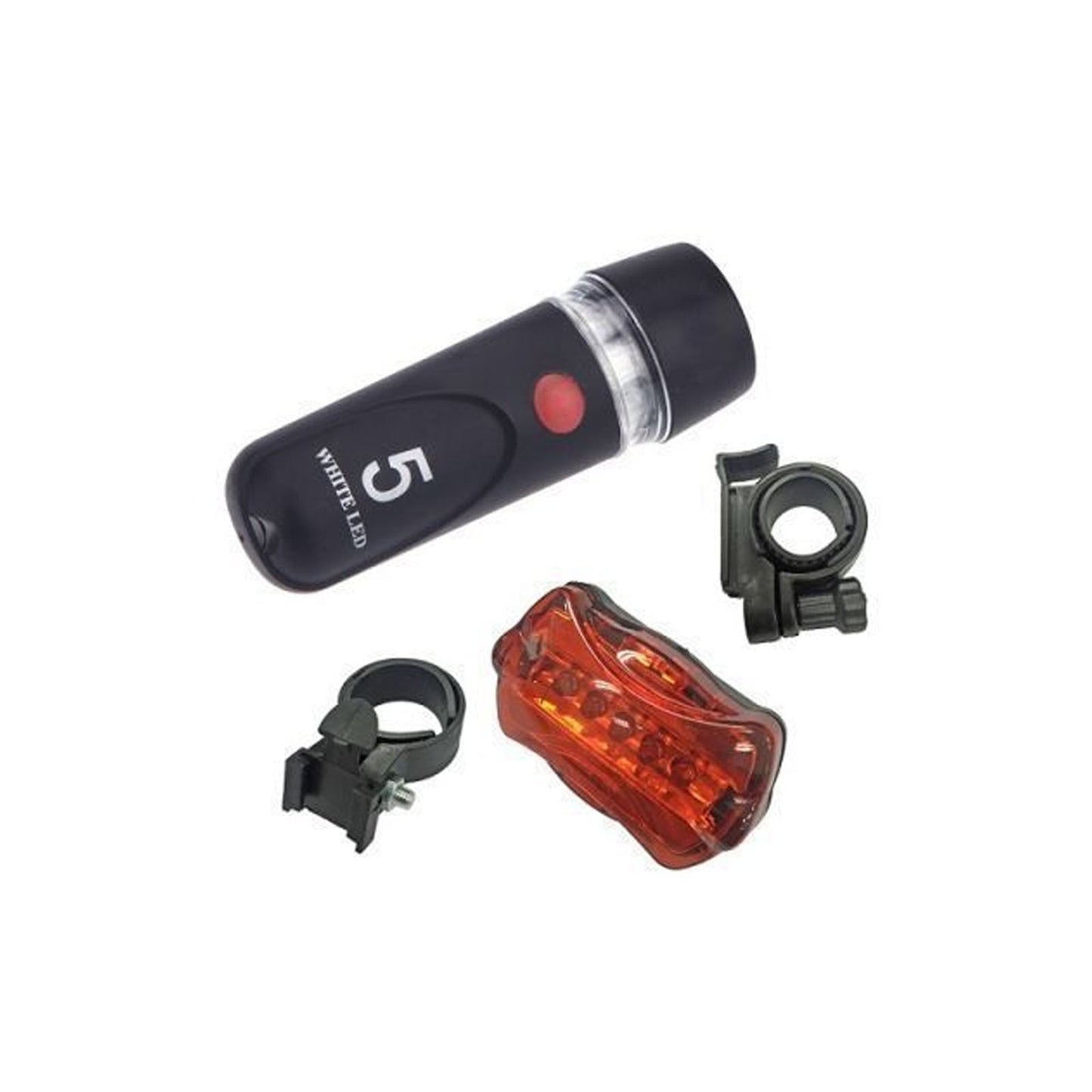 LED BIKE LIGHT SET Bicycle Front Rear Flashlight Torch Headlight Cycling-1