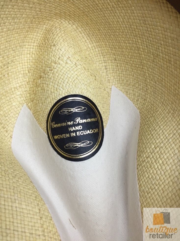 Ecuadorian Brisa Grade 8 Panama STRAW HAT Fedora Trilby MADE IN USA K10-4