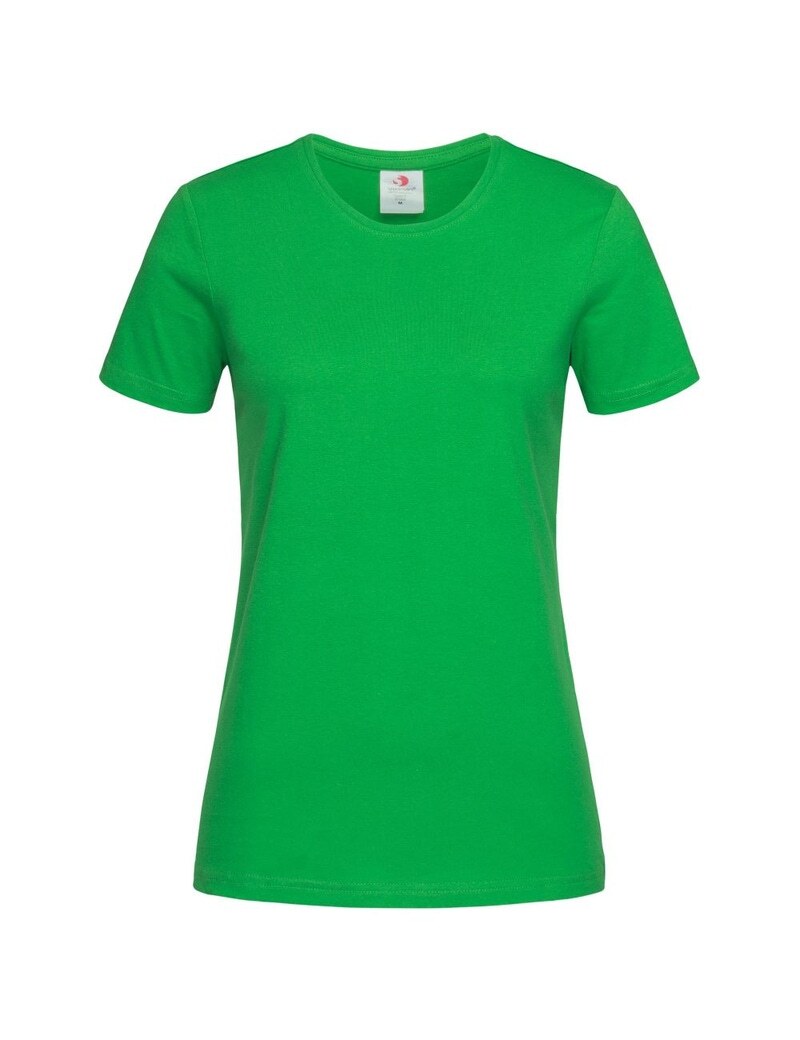 Womens Plain Ladies T SHIRT 100% COTTON Basic Tee Casual Top Size 6-24 T-Shirt-16