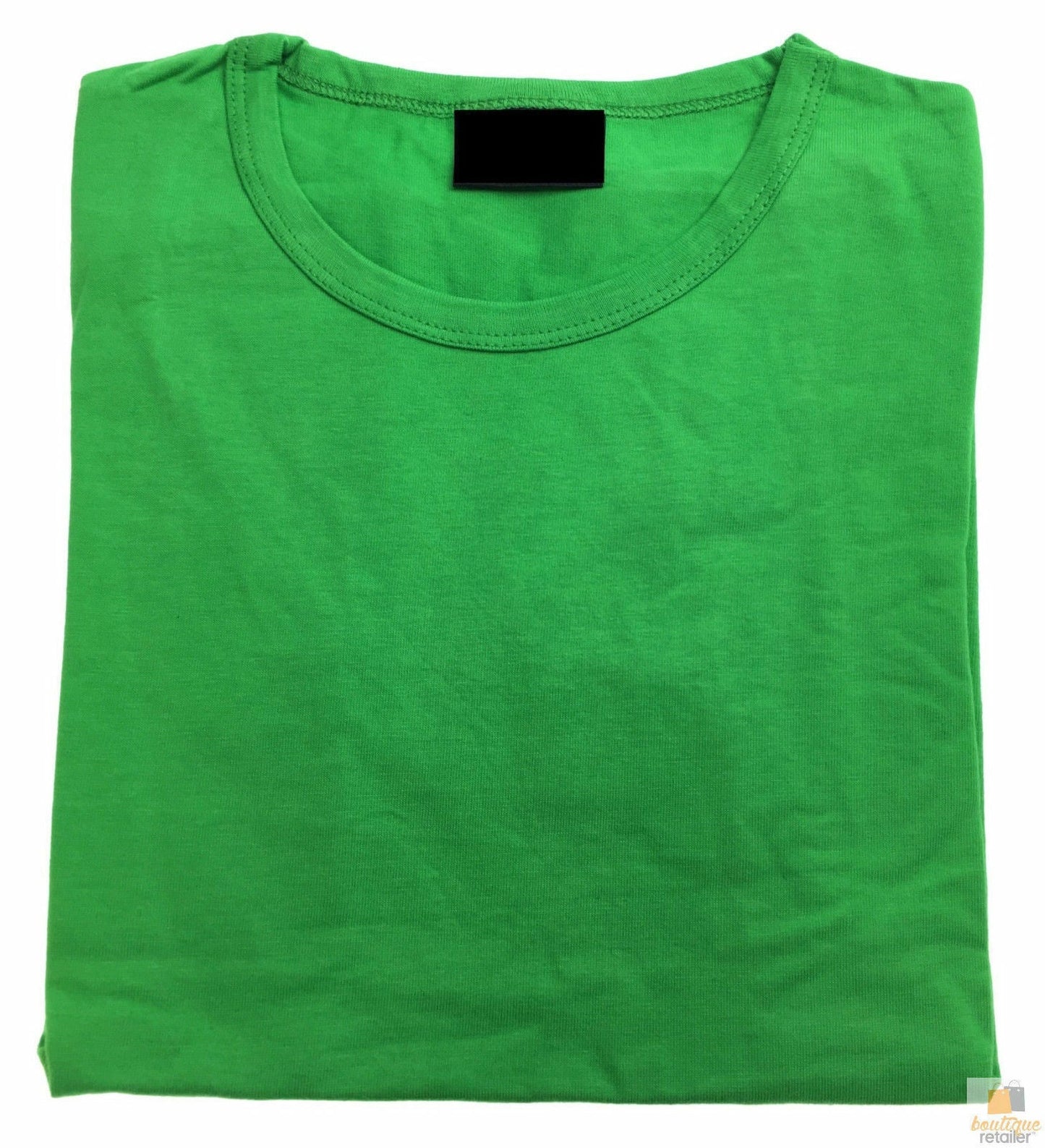 Womens Plain Ladies T SHIRT 100% COTTON Basic Tee Casual Top Size 6-24 T-Shirt-42