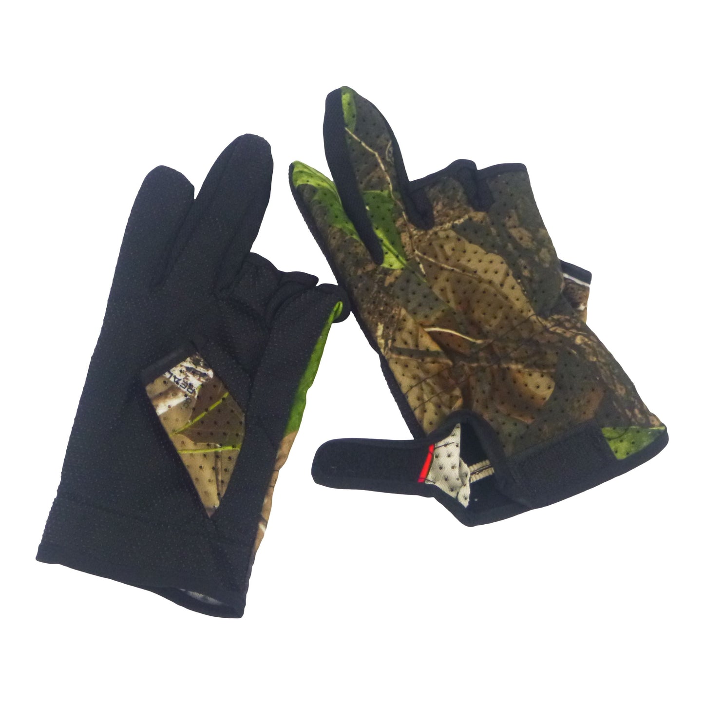 BSTC 3 Finger Gloves, Camo Green-0