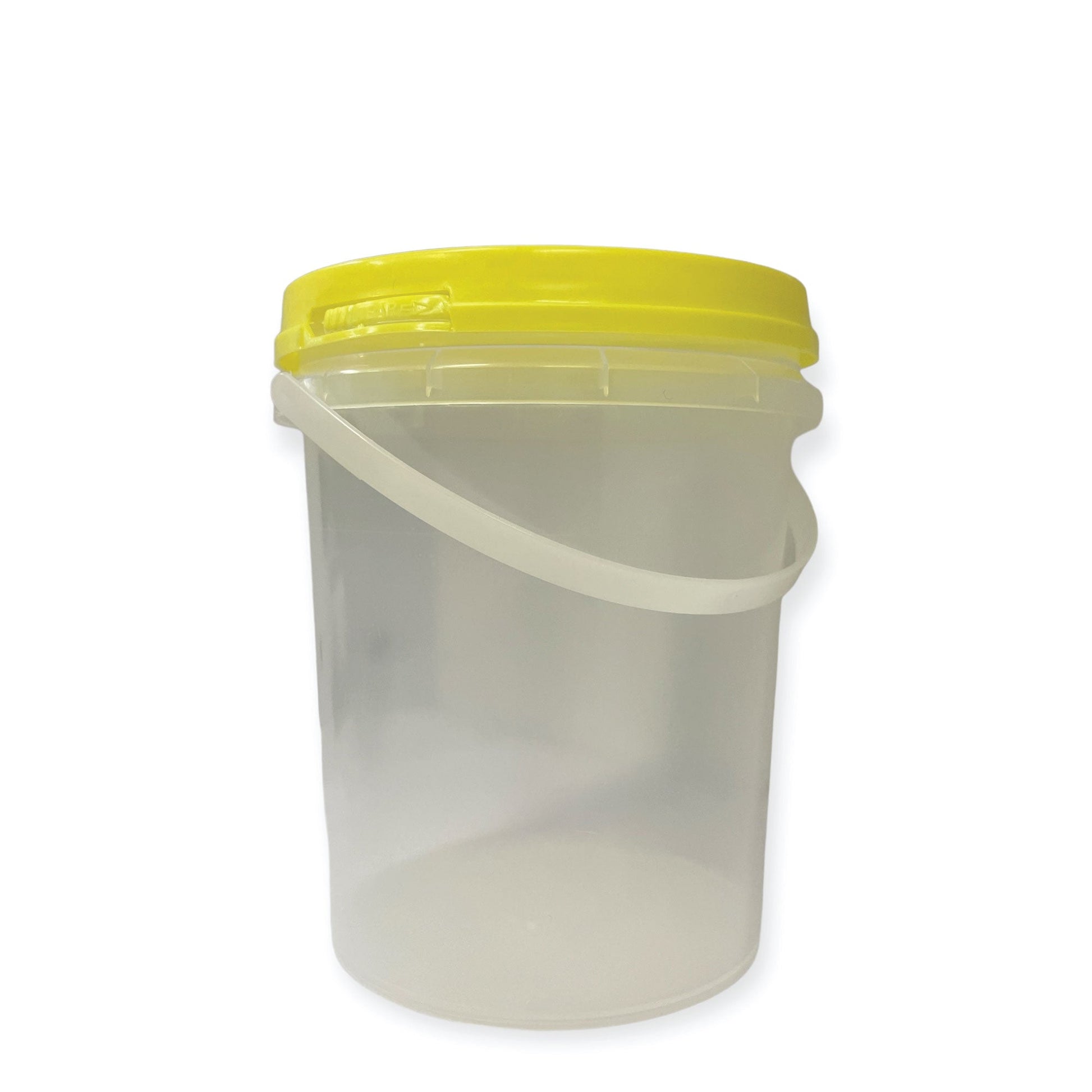 Bulk 10 x 1.2L Honey Bucket with Lid - 1.5Kg Clear Tamper Proof Plastic Tub-3