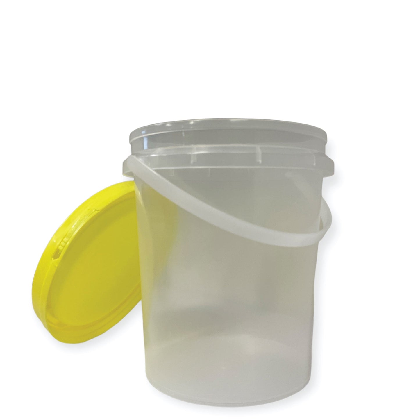 Bulk 10 x 1.2L Honey Bucket with Lid - 1.5Kg Clear Tamper Proof Plastic Tub-4