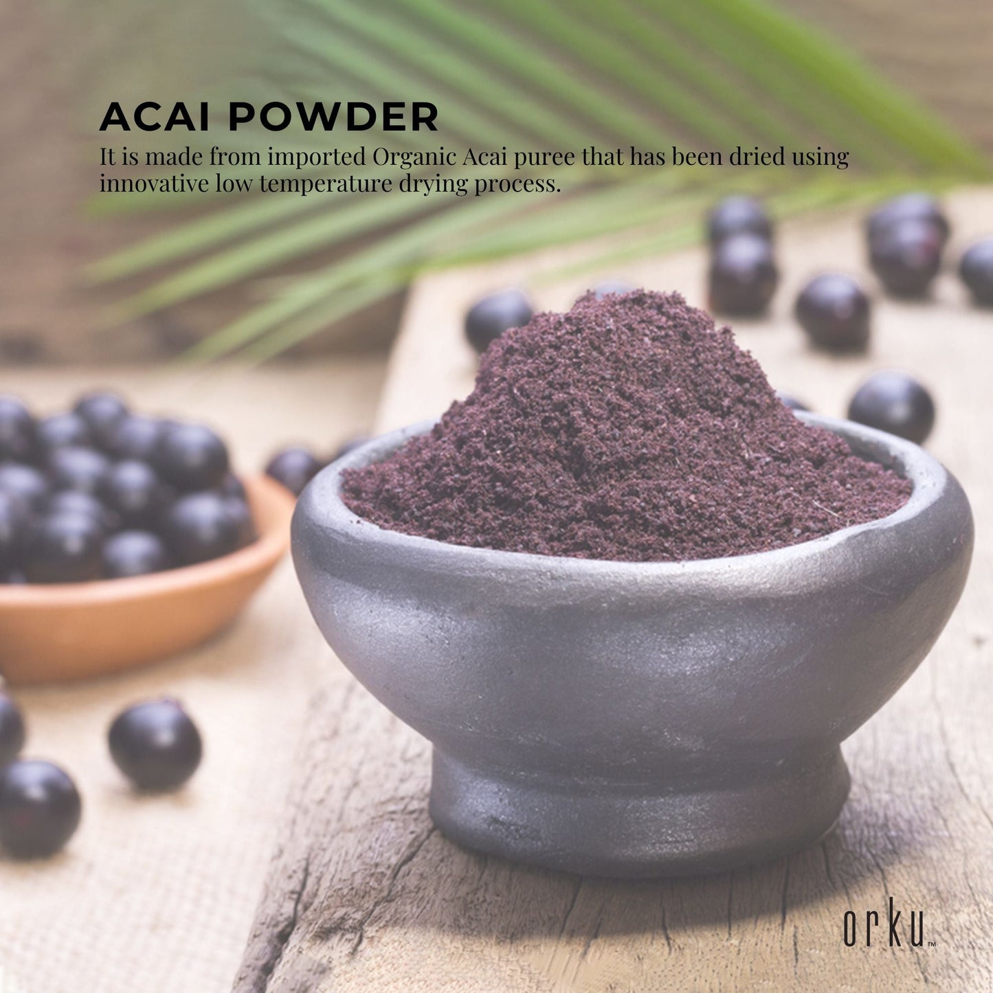 Bulk 10Kg Acai Powder 100% Organic - Superfood Amazon Berries-3