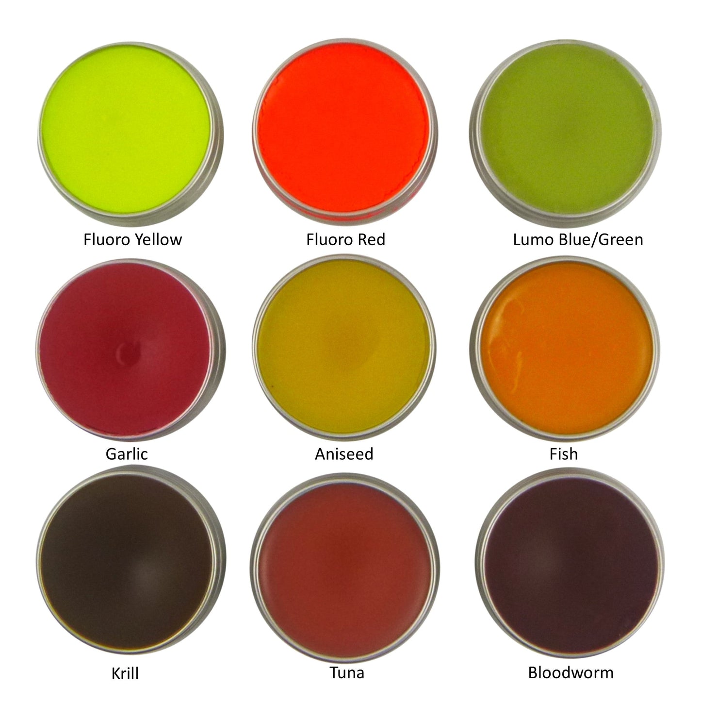 Captain Jack's Gel Scent - Fluoro Yellow, 15 gm Tin-1