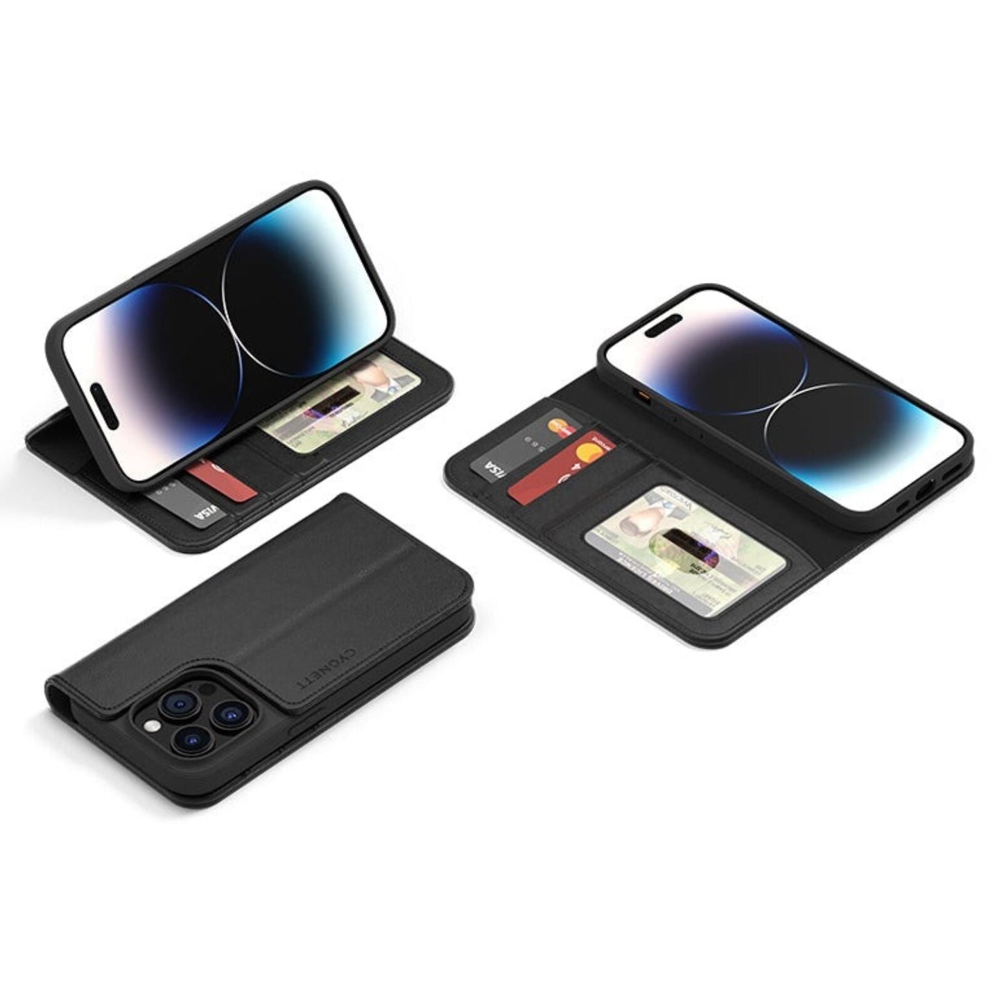 Cygnett UrbanWallet Wallet Phone Case for iPhone 14 Pro - Black-3