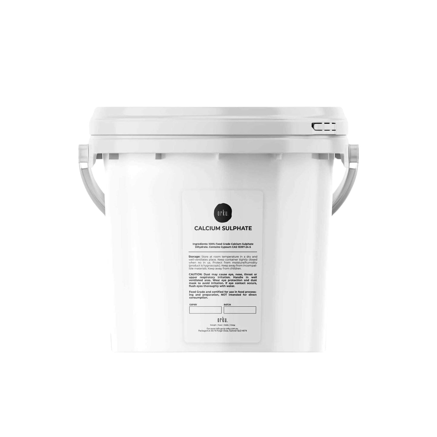Calcium Sulphate Gypsum Powder Bucket - Food Grade Hydrous Sulfate-6